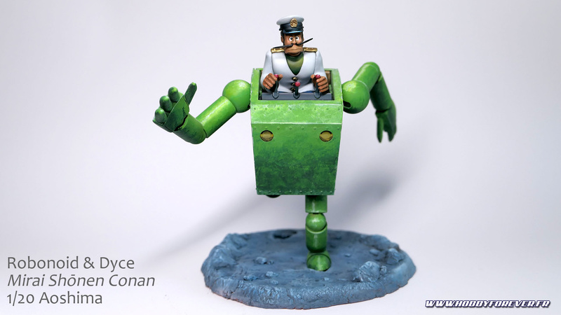 Finished Work – Robonoid 1/20 Captain Dyce ver. - Conan, le fils du futur - Aoshima